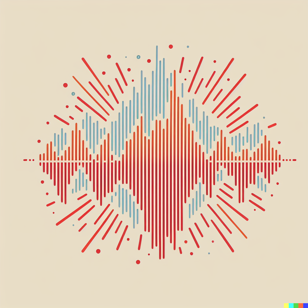 Audio Waveform created by DALL·E