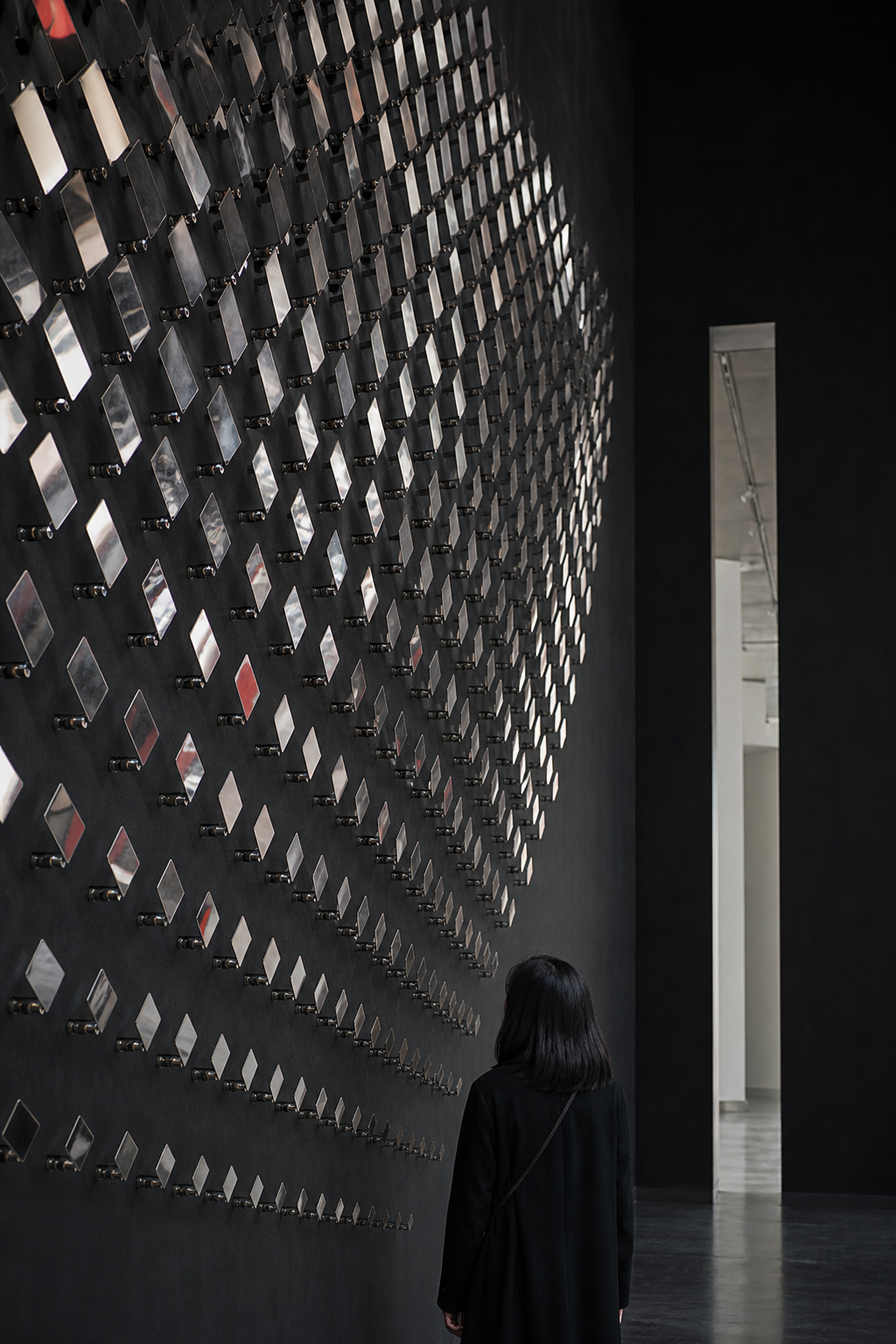Phase Field, a kinetic sculpture by Nuru Okafor