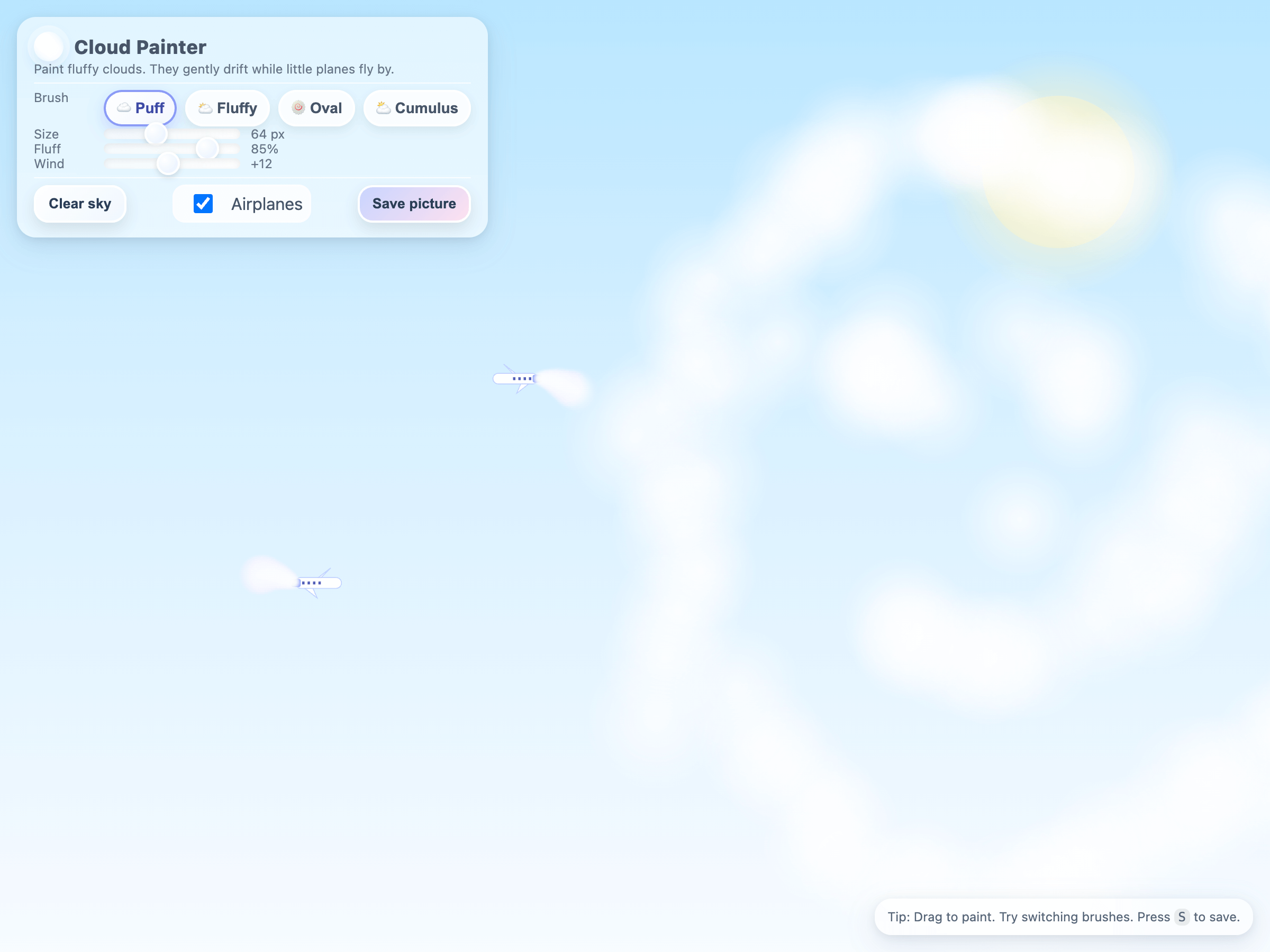 Cloud Painter for Kids